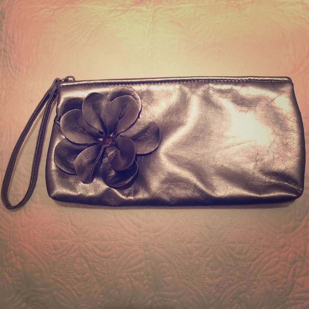 Pewter color wristlet